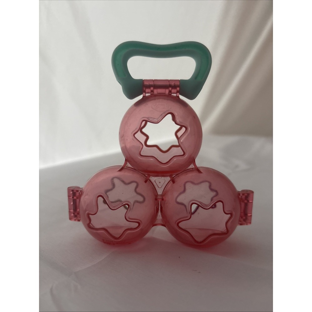 Hasbro Littlest Pet Shop Hamster Carrier Pink 3-Pod Vintage 2009 LPS Toy